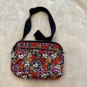Small floral crossbody bag